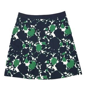 Margaret M Women's Size Medium A-Line Floral Knee Length Skirt Multicolor Casual